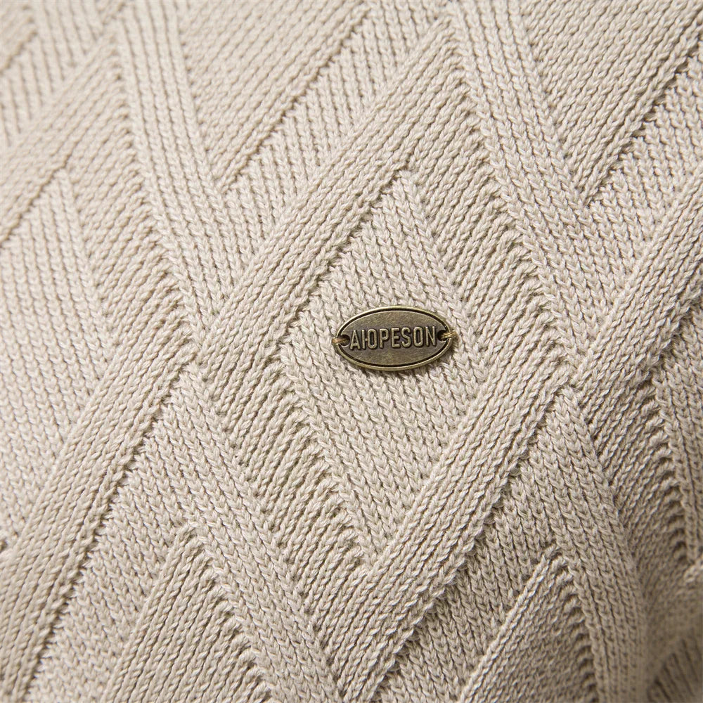 Lavenir™ | Herre-sweater med rombemønster