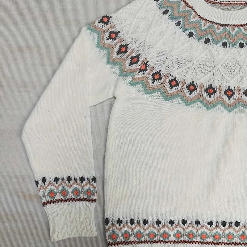 Olivia – Vintage Strikket Trøje til Kvinder