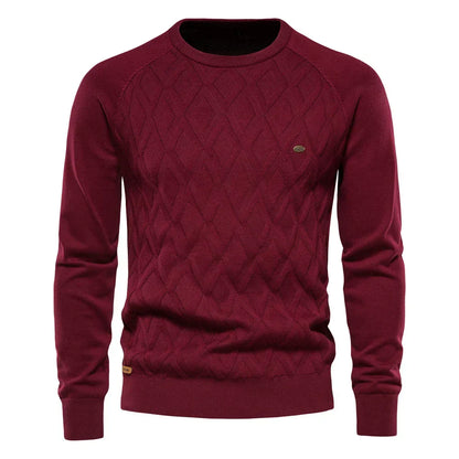Lavenir™ | Herre-sweater med rombemønster