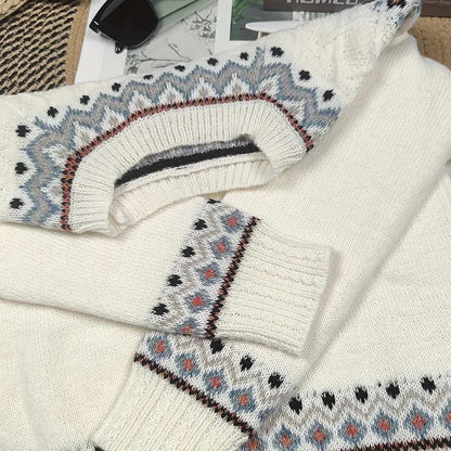Olivia – Vintage Strikket Trøje til Kvinder