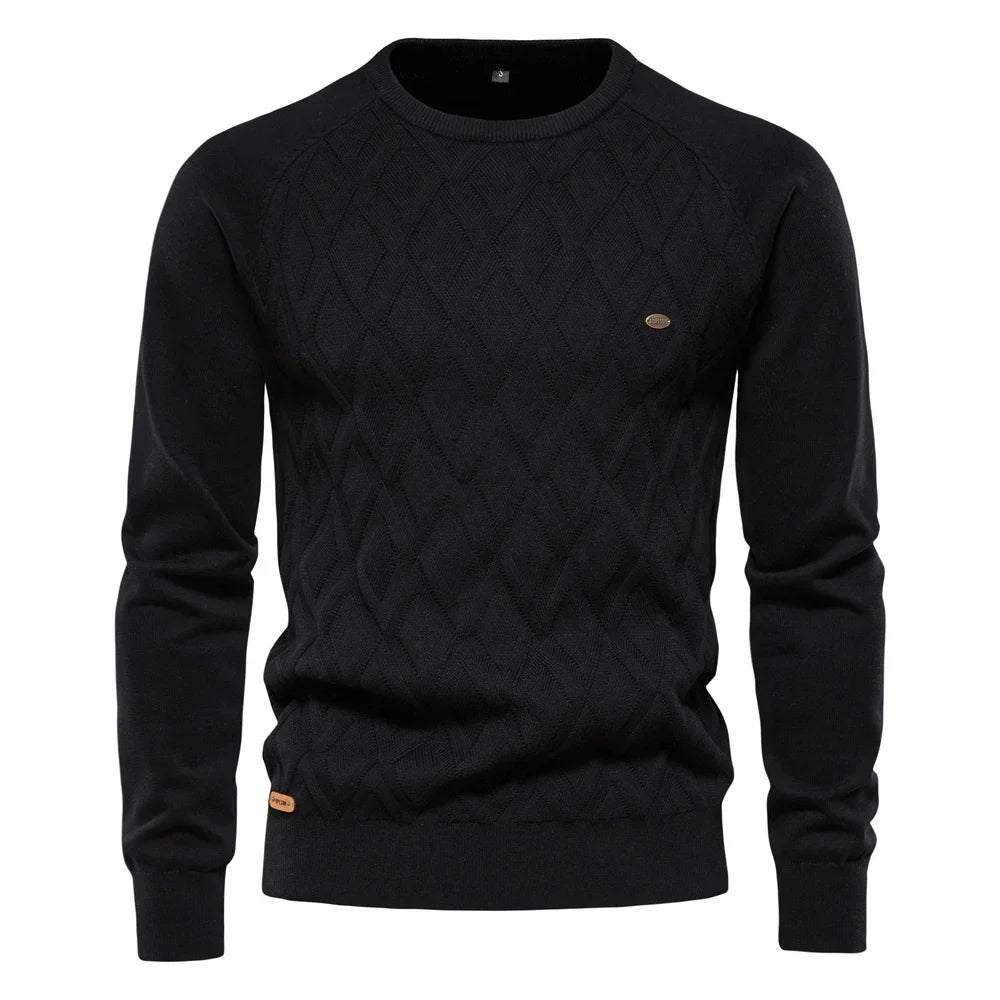 Lavenir™ | Herre-sweater med rombemønster