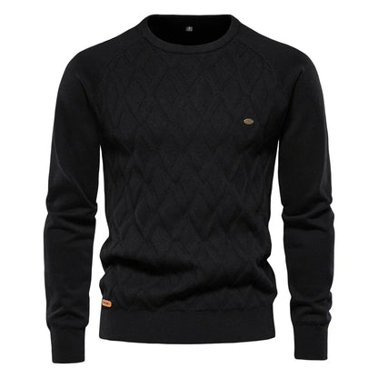 Lavenir™ | Herre-sweater med rombemønster