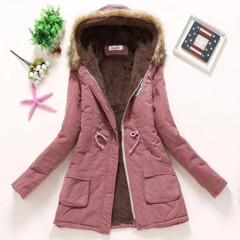NordFur™ Lang vinterjakke til kvinder med fleecefor