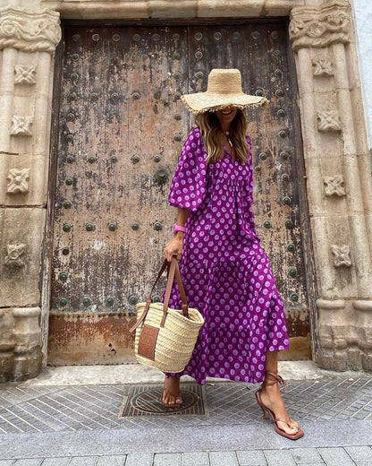 Isabel™ | Boho lange jurk
