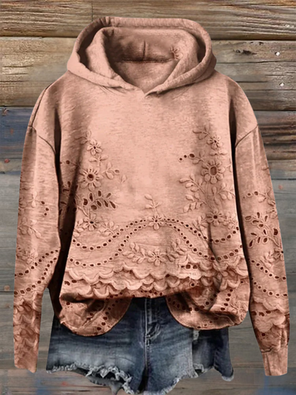 Sachzna | Sweatshirt med blomsterprint