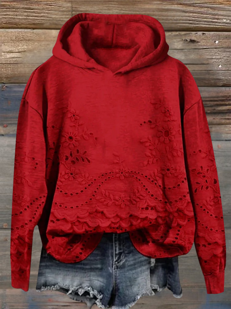 Sachzna | Sweatshirt med blomsterprint