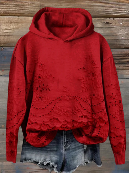 Sachzna | Sweatshirt med blomsterprint