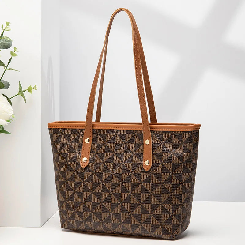 MERCER™ Stor Kapacitets Retro Shopper Taske
