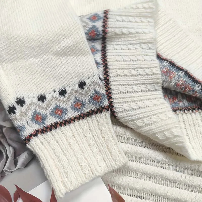 Olivia – Vintage Strikket Trøje til Kvinder