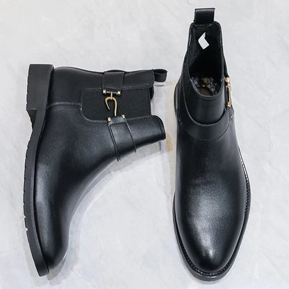 GRIFFIN™ Herre Sorte Brune Chelsea Motorcykelstøvler