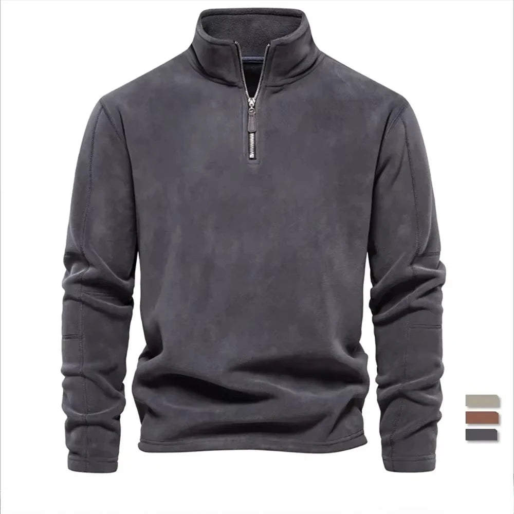 Nordbjerg™ Varm Fleece Pullover – Blød & Komfortabel