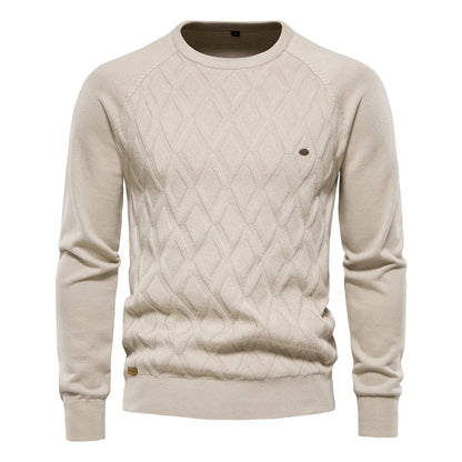 Lavenir™ | Herre-sweater med rombemønster