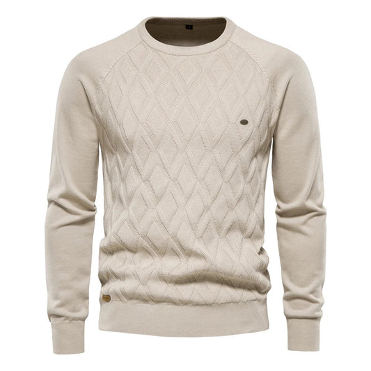 Lavenir™ | Herre-sweater med rombemønster