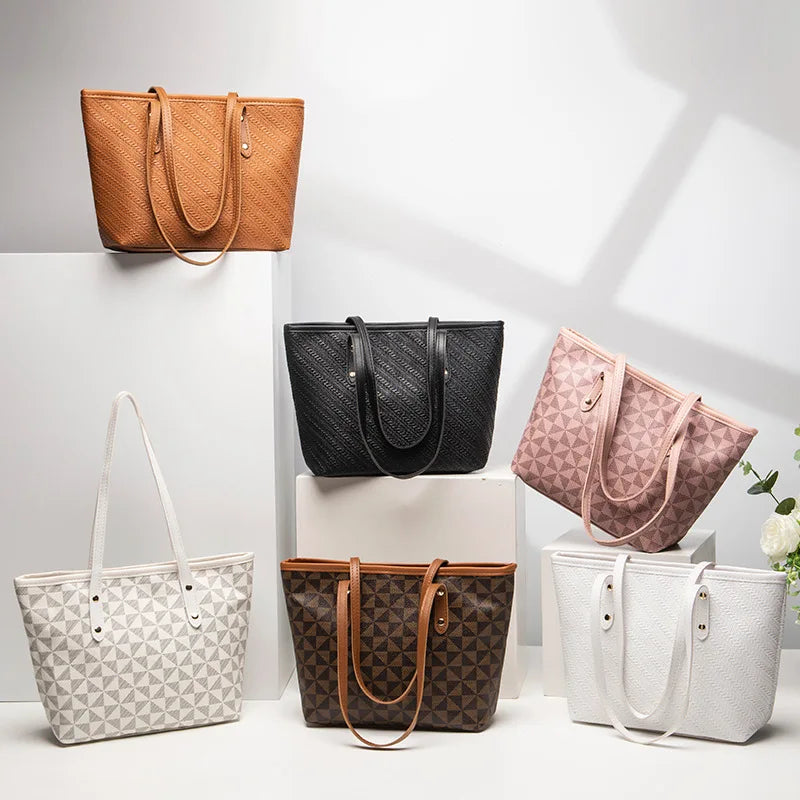 MERCER™ Stor Kapacitets Retro Shopper Taske
