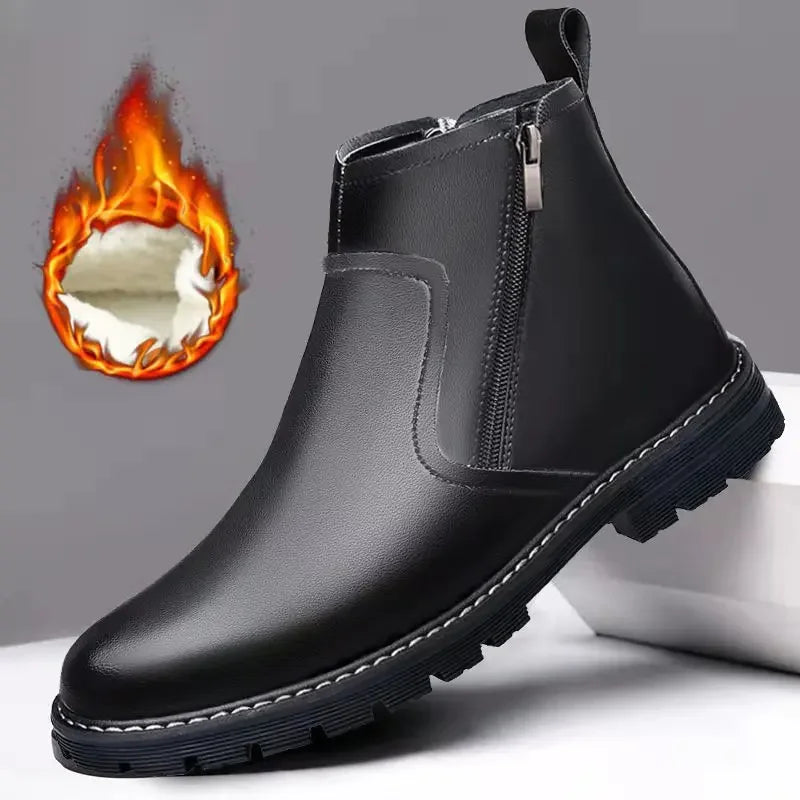 EDWARDS™ Herre Retro Brune Læder Ankelstøvler