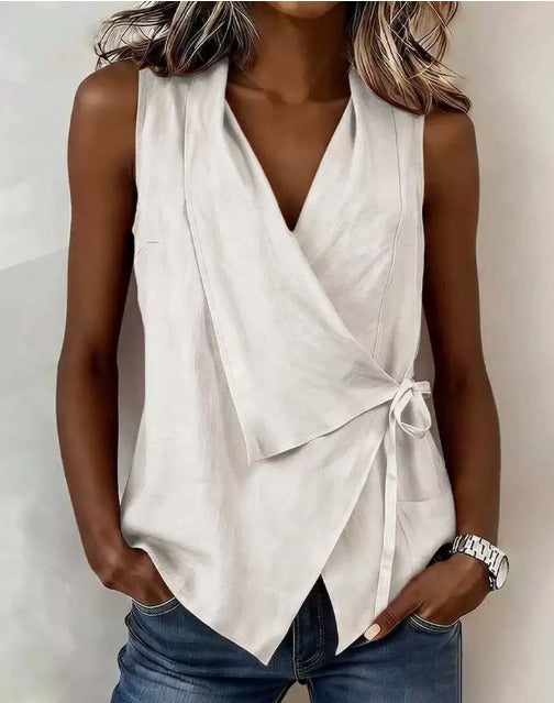 Loretta | Mouwloze Blouse