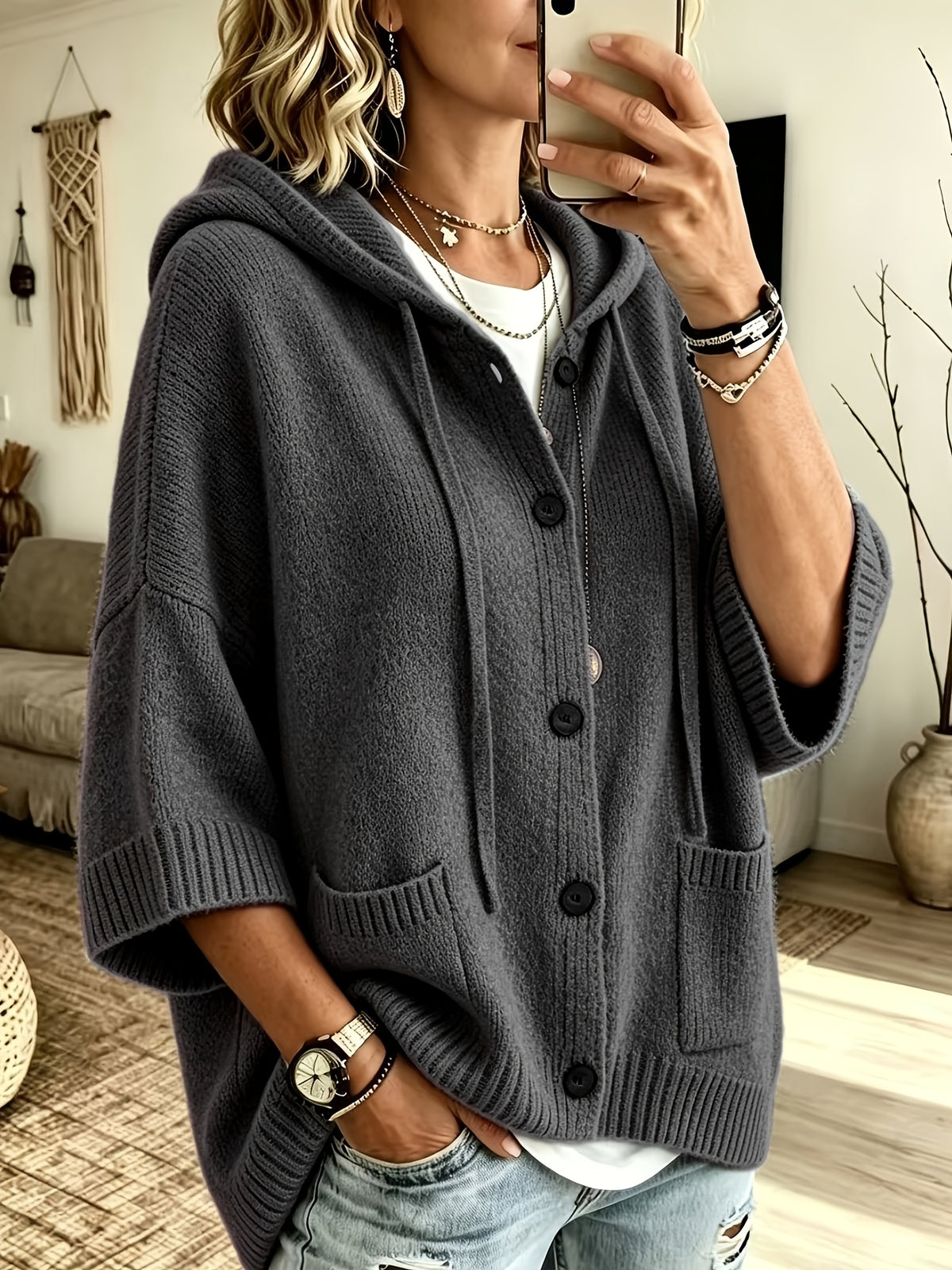 Teresa - merinowollen cardigan