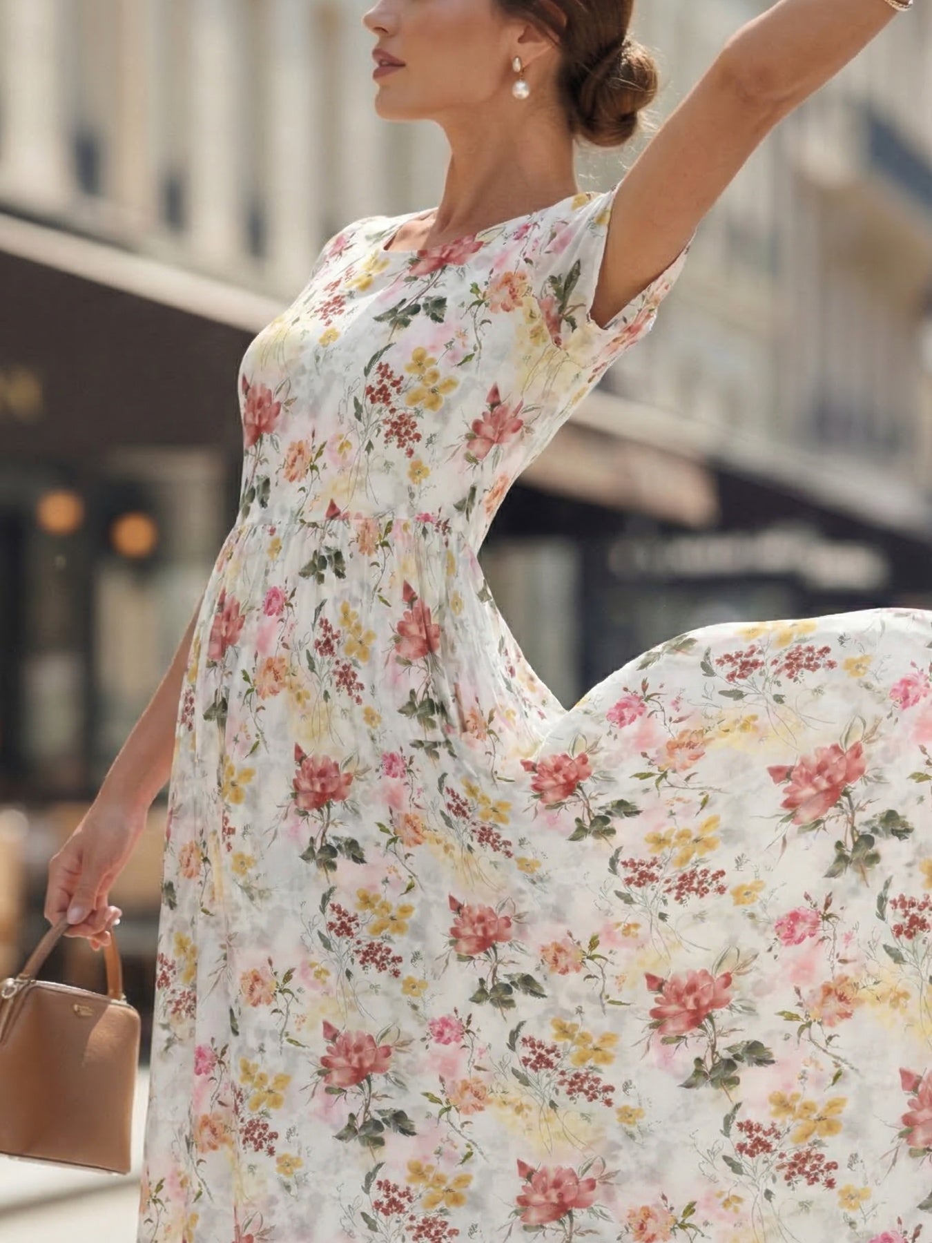 Maxi Abito Prato Estivo in Fiore