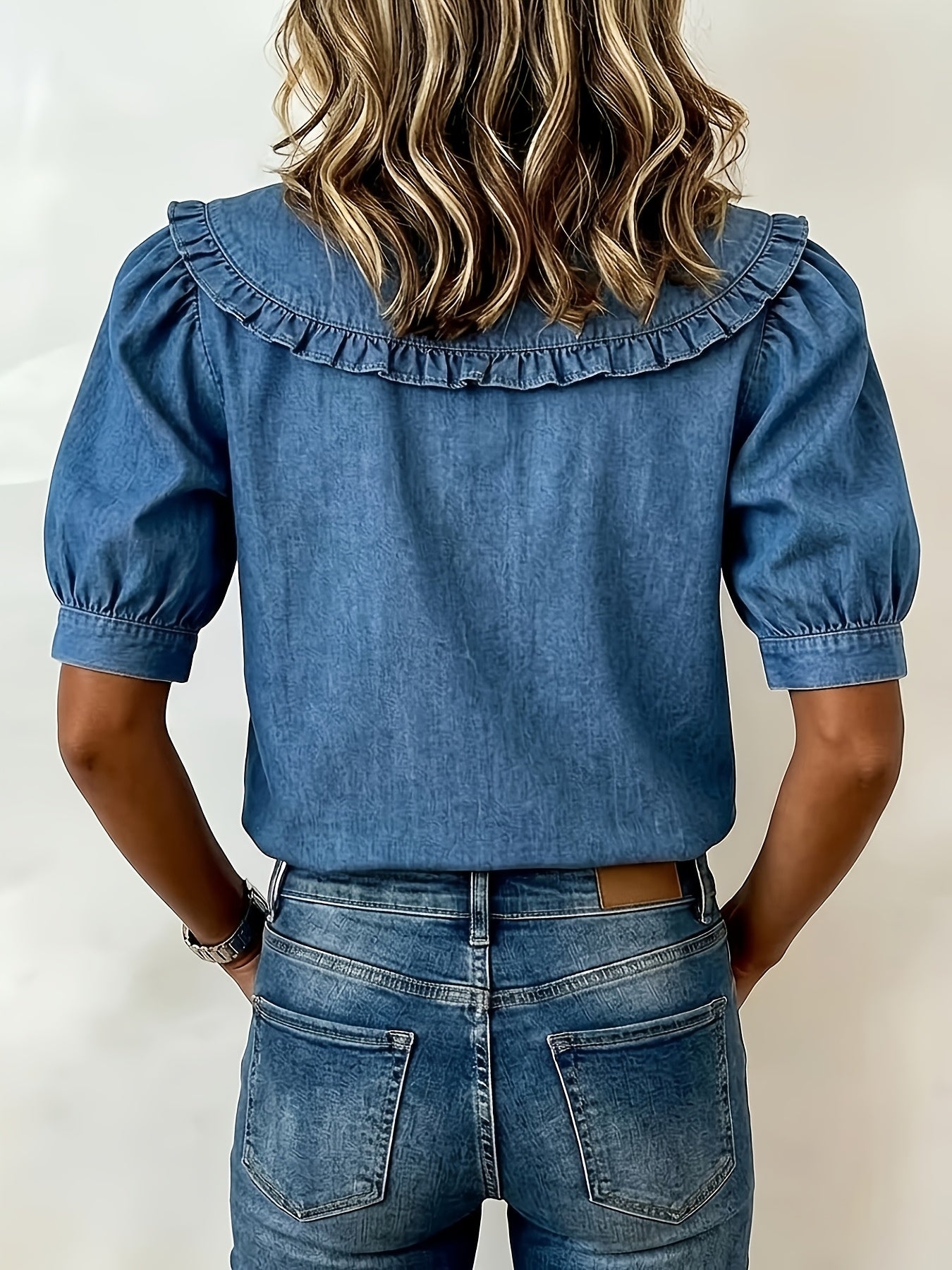 Ambra - denim blouse