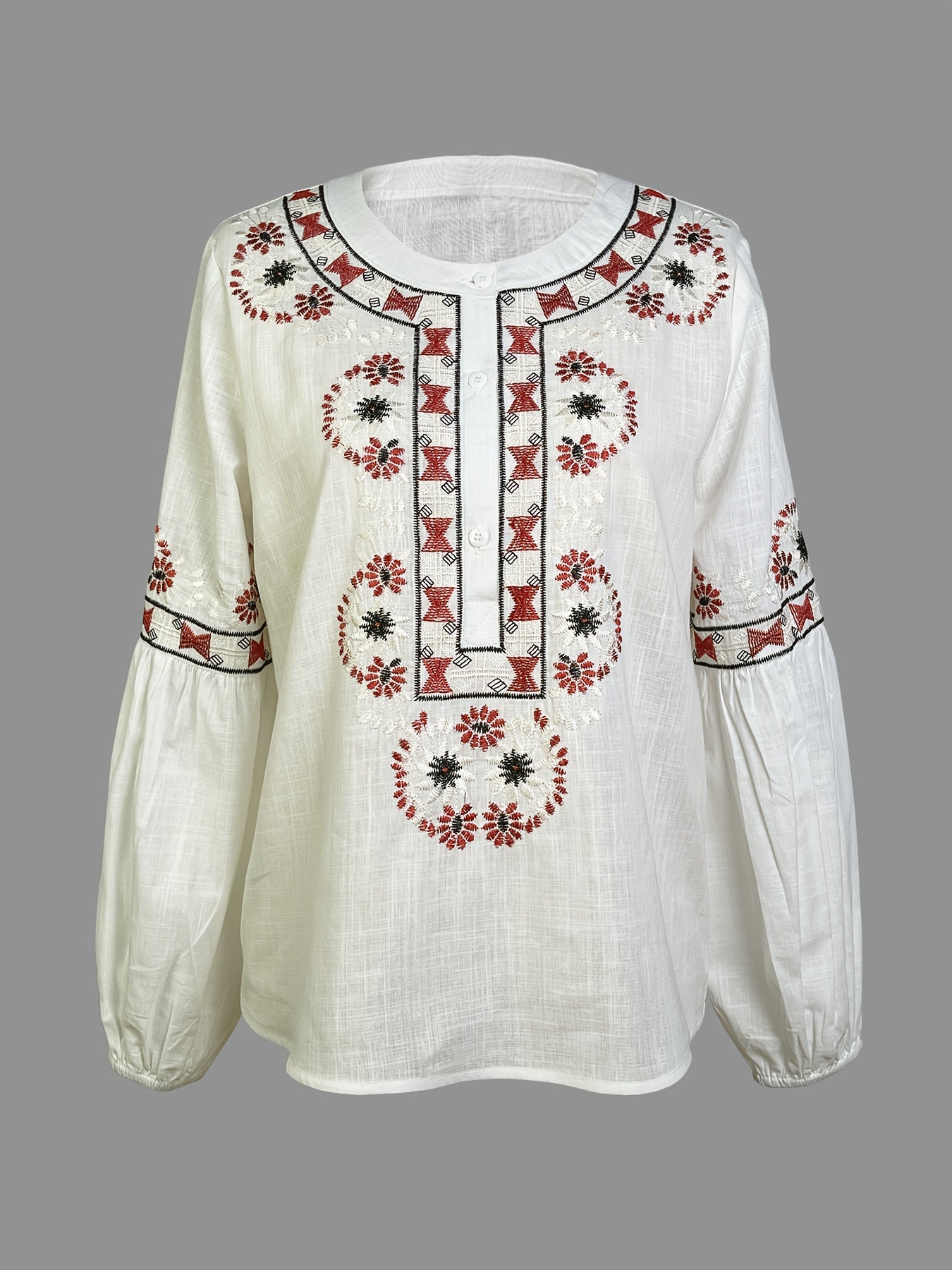 Celine | Vintage Blouse met V-hals