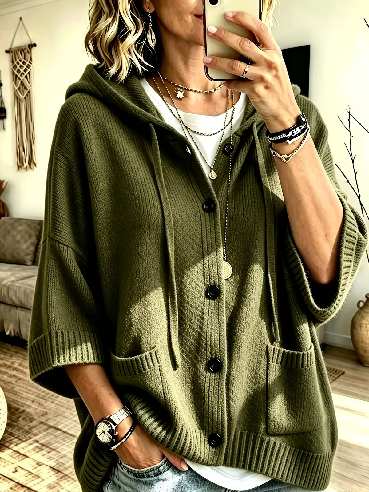 Teresa - merinowollen cardigan