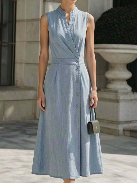 Melia - denim jurk