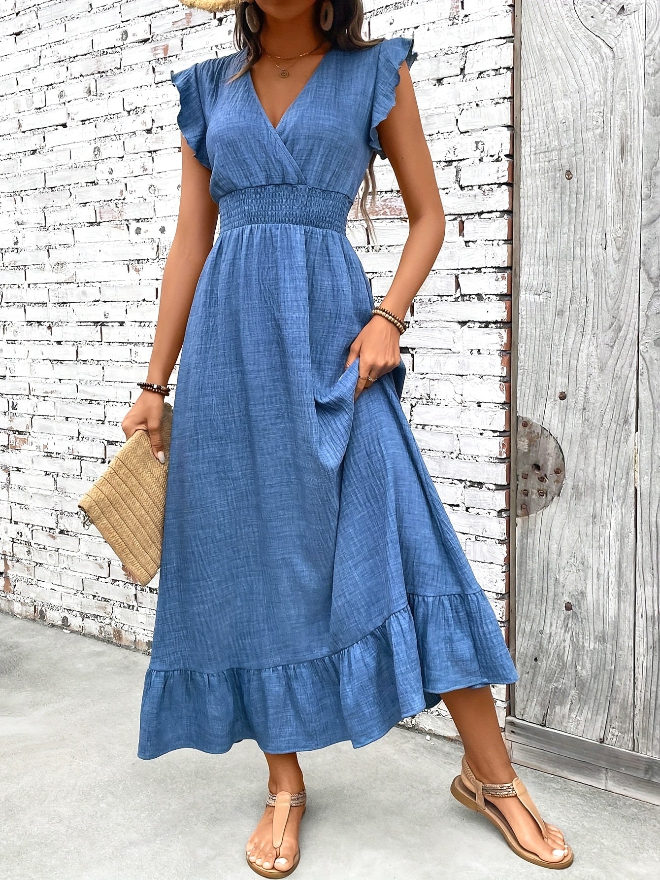 Vanessa - jurk met V-hals