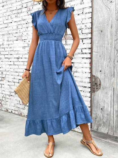 Vanessa - jurk met V-hals