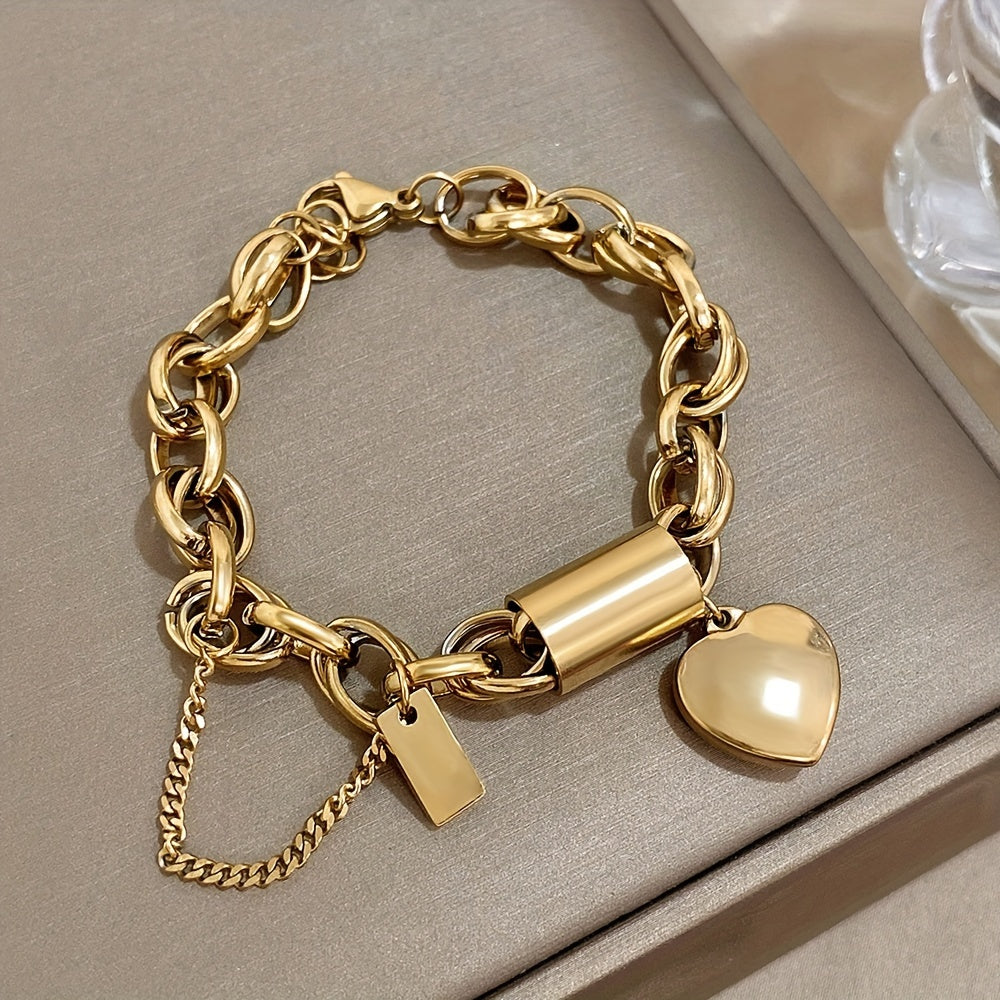 Armband met hartenhanger