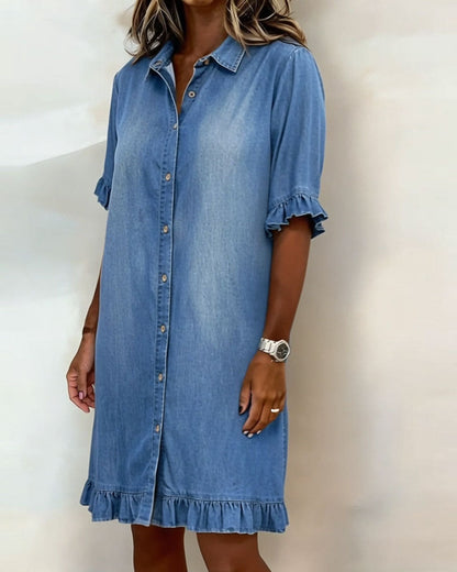 Linea - denim jurk