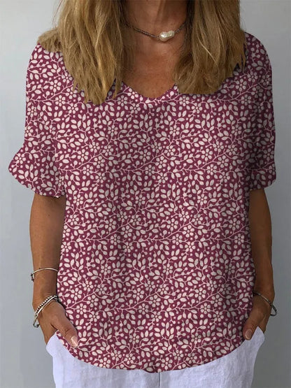 Nina - blouse met bloemenprint