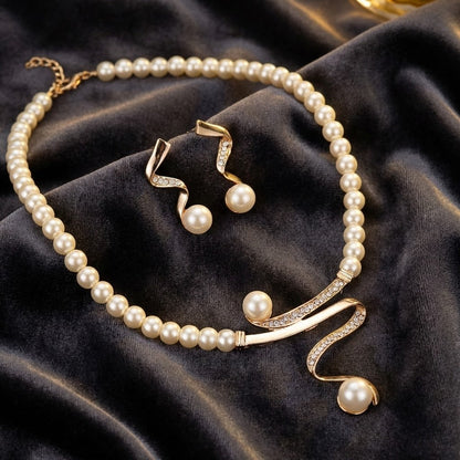 Set sieraden met parels