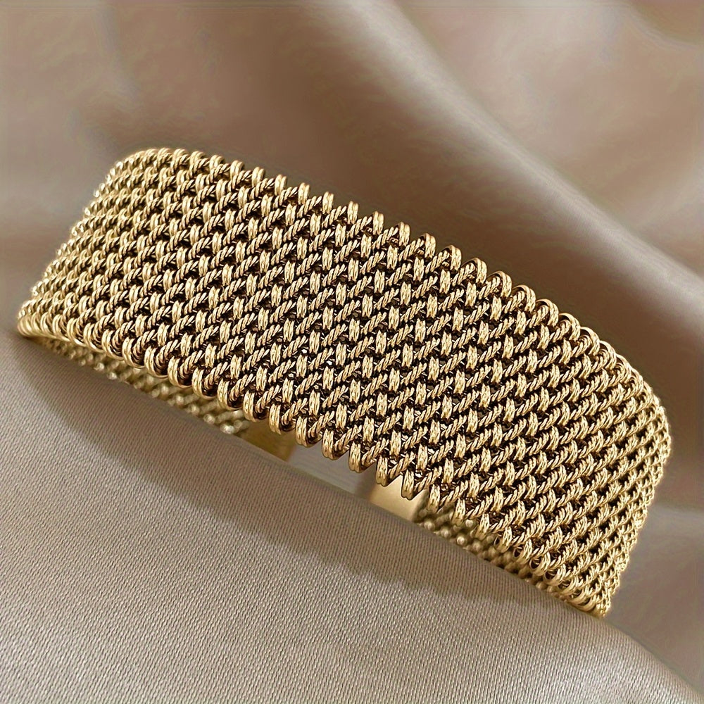 Elegant gevlochten armband - verstelbaar