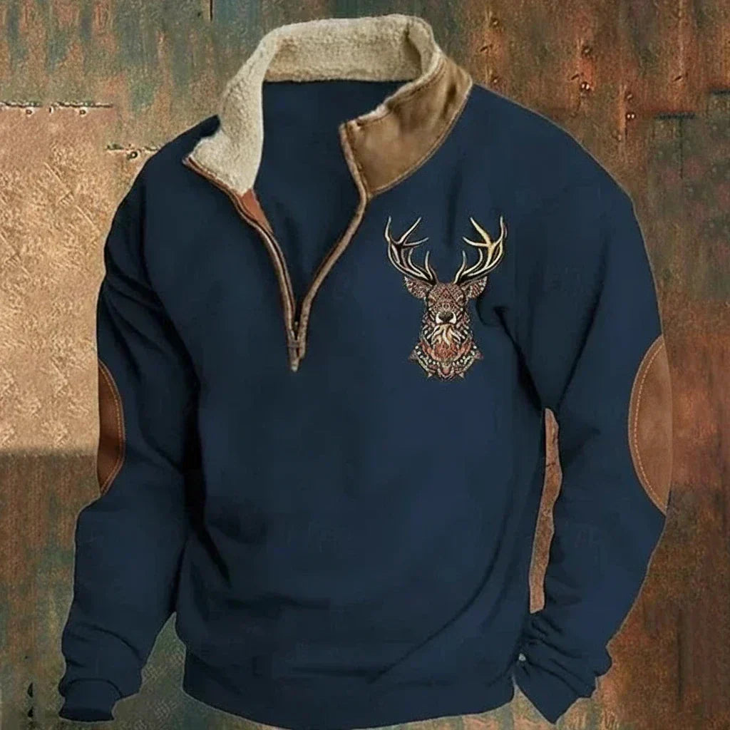 Varel | Gevoerde herensweater