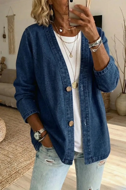 Nicole - denim blouse