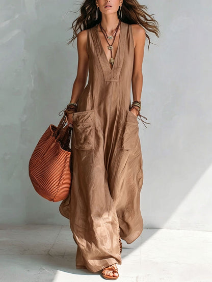 Marika | Mouwloze jumpsuit