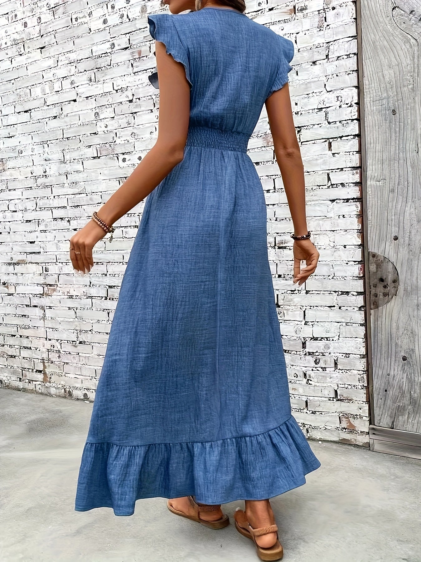 Vanessa - jurk met V-hals