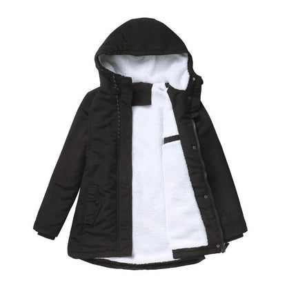 Cleo | Parka met fleecevoering en capuchon