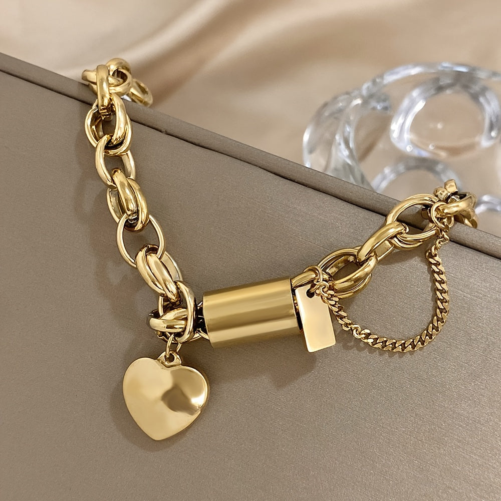 Armband met hartenhanger