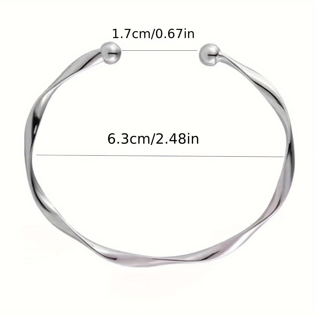 Verstelbare open damesarmband