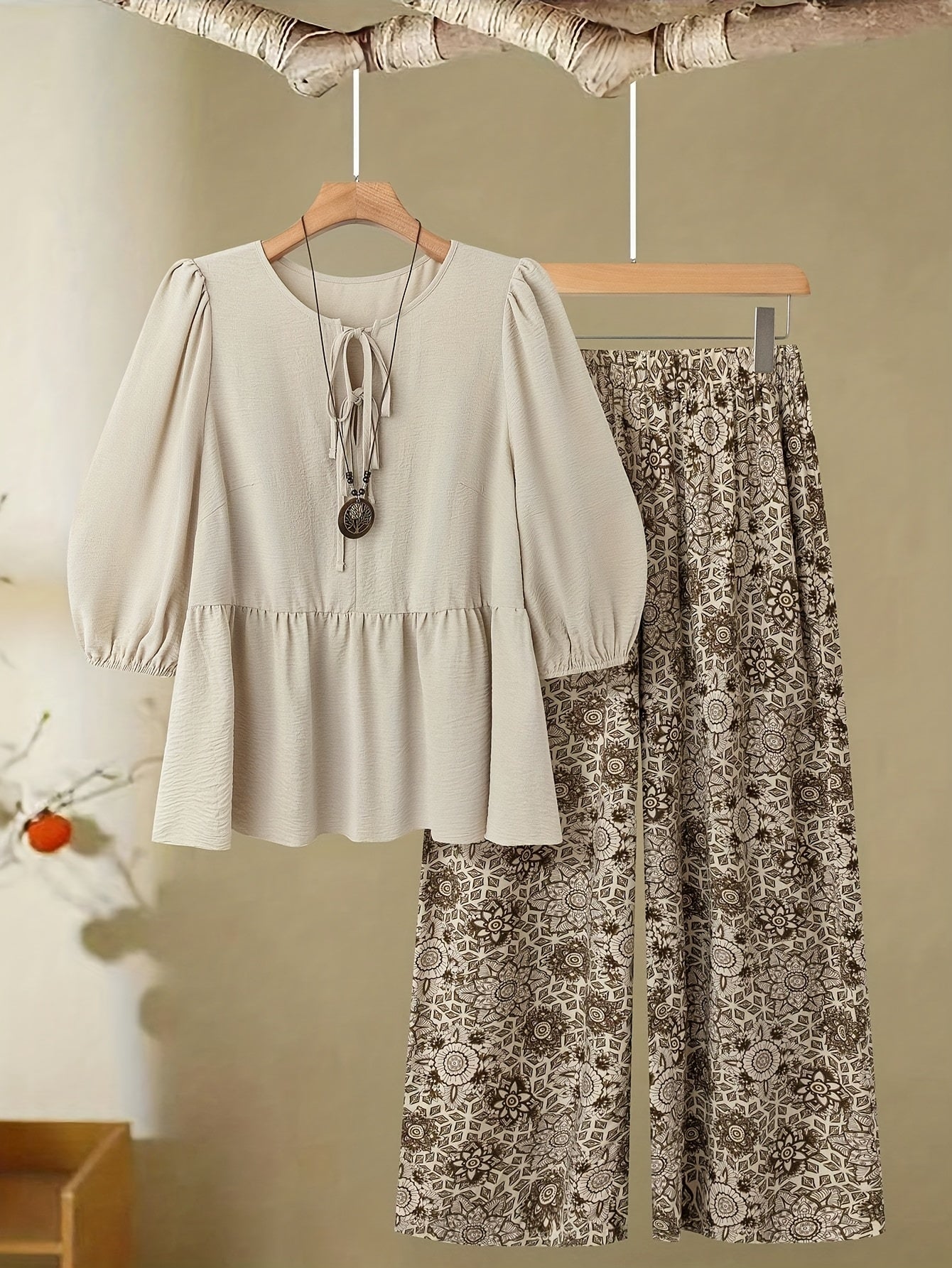 Leila | Elegante linnen Set