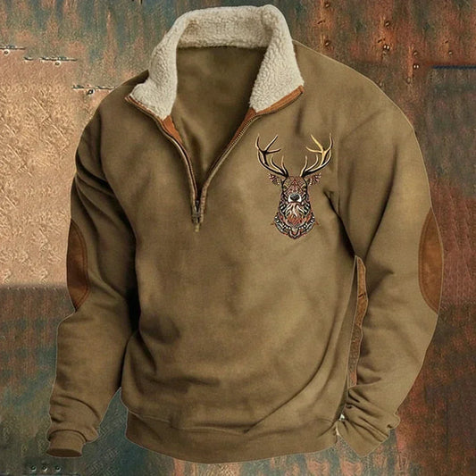 Varel | Gevoerde herensweater