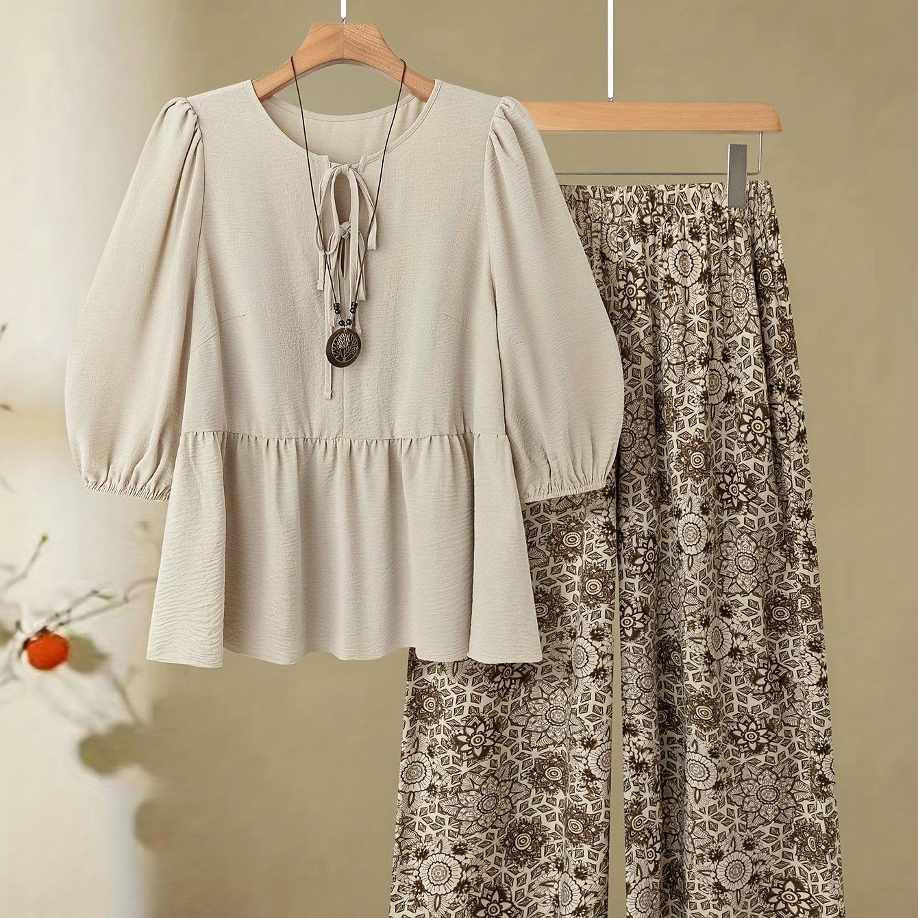 Leila | Elegante linnen Set