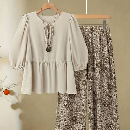 Leila | Elegante linnen Set