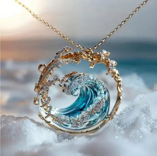 Ketting met oceaangolf