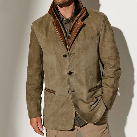 Varel | Elegante vintage suède jas
