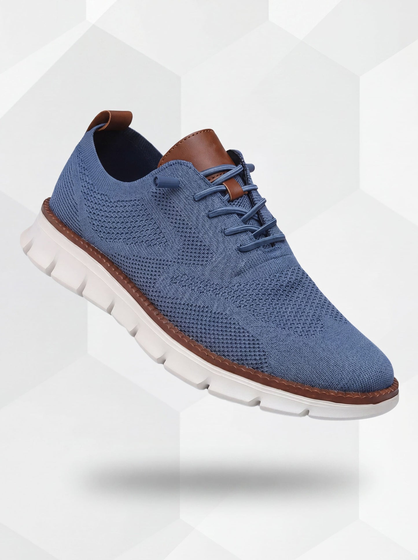 Ultracomfort Ademende Schoenen: Blauw-Wit