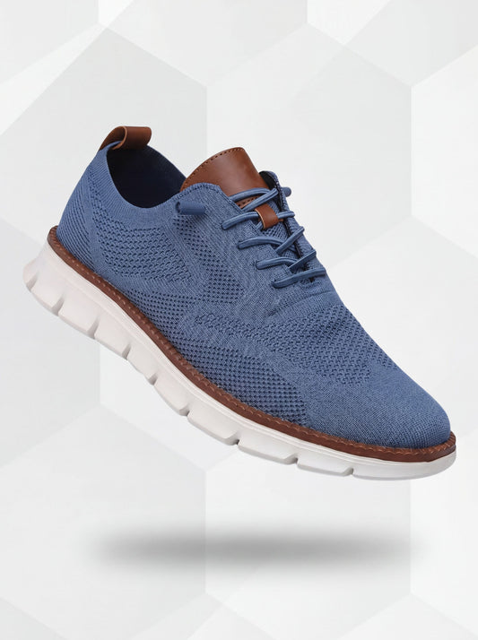 Ultracomfort Ademende Schoenen: Blauw-Wit