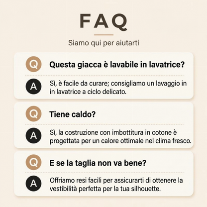 ⏰  Sconto del 50% di cambio stagione – qualità a metà prezzo! ✨Giacca Imbottita con Cappuccio e Blocco Colori da Donna