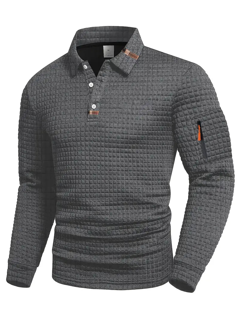 Dennis™ | Klassieke polo met lange mouwen